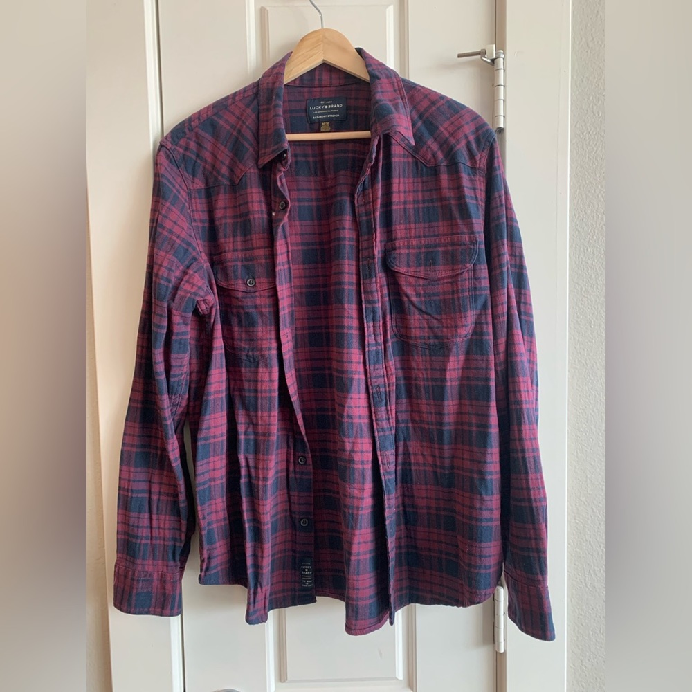 Luck brand flannel medium